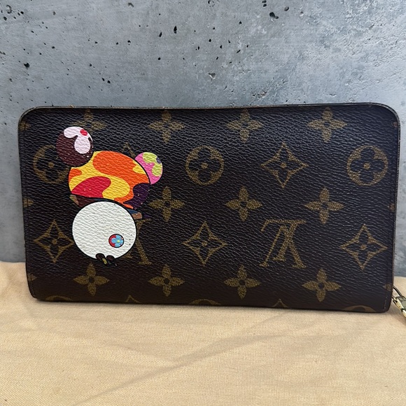 Louis Vuitton monogram murakami panda zippy wallet compact - Picture 3 of 15